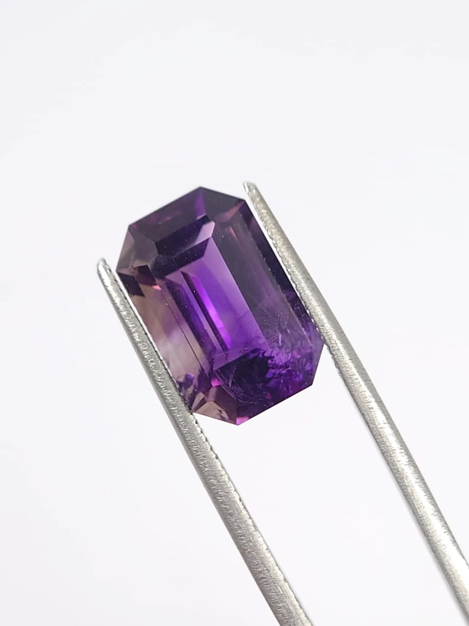 6.25ct Natural Amethyst Emerald Cut loose Gemstone From Nigeria — view 2